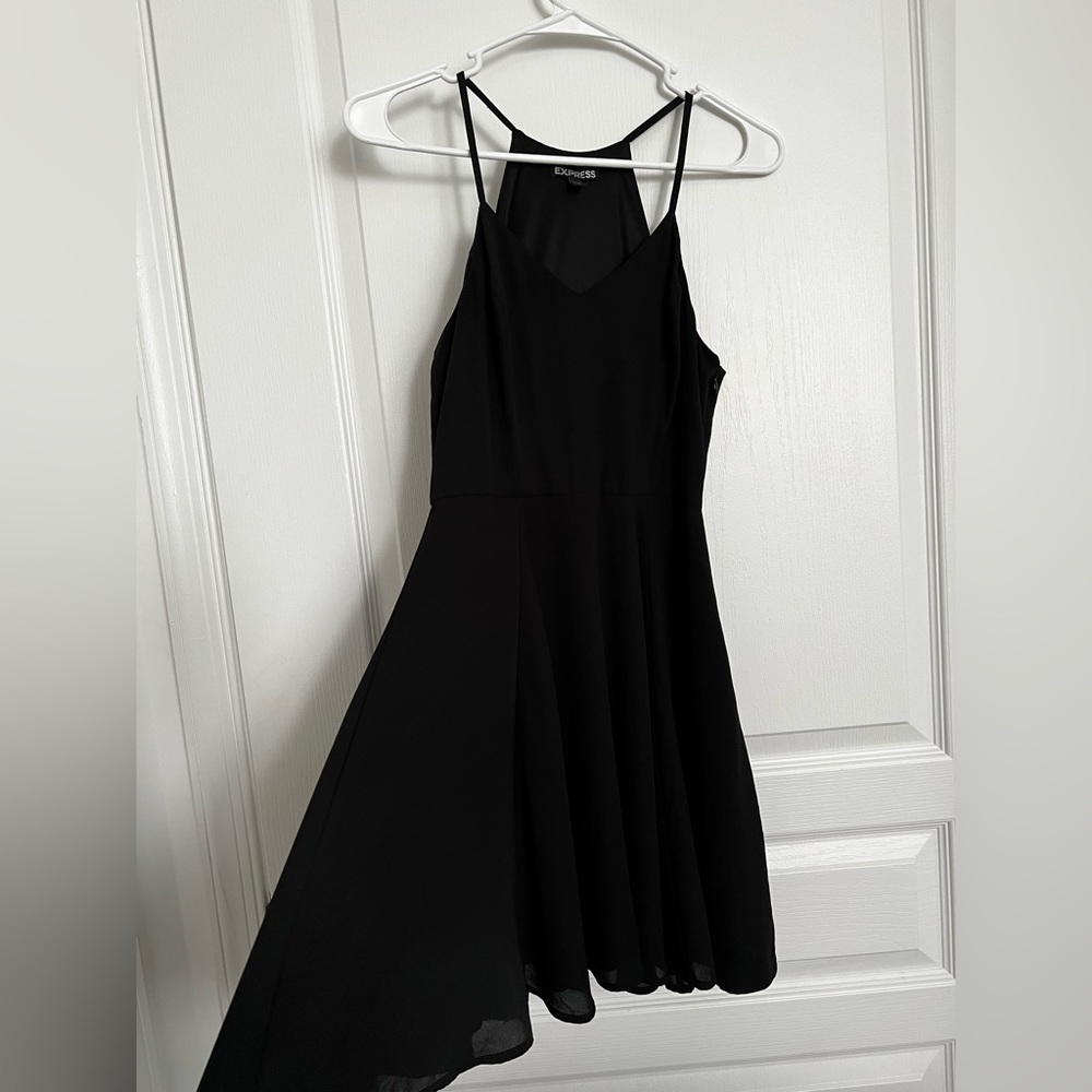 Express A-Line Sweetheart Neckline Halter Dress